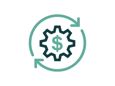 Time & Cost Optimization icon.
