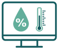 Enviromental Monitoring Icon.