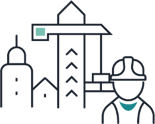 General Contractors Icon.